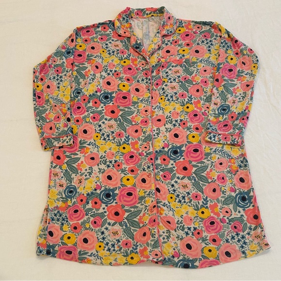 Little Sleepies Women’s Secret Garden Sleep Shirt ~ Small - Picture 4 of 7